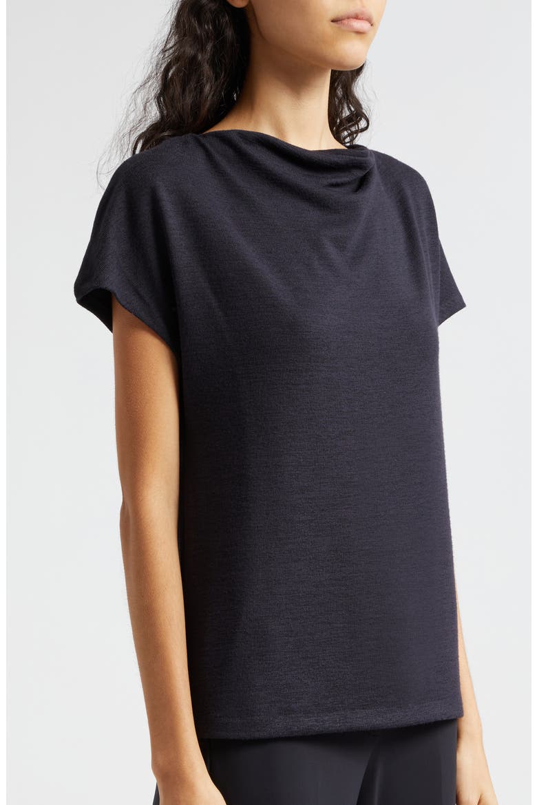 Cowl Neck Top, Alternate, color, COASTAL BLUE