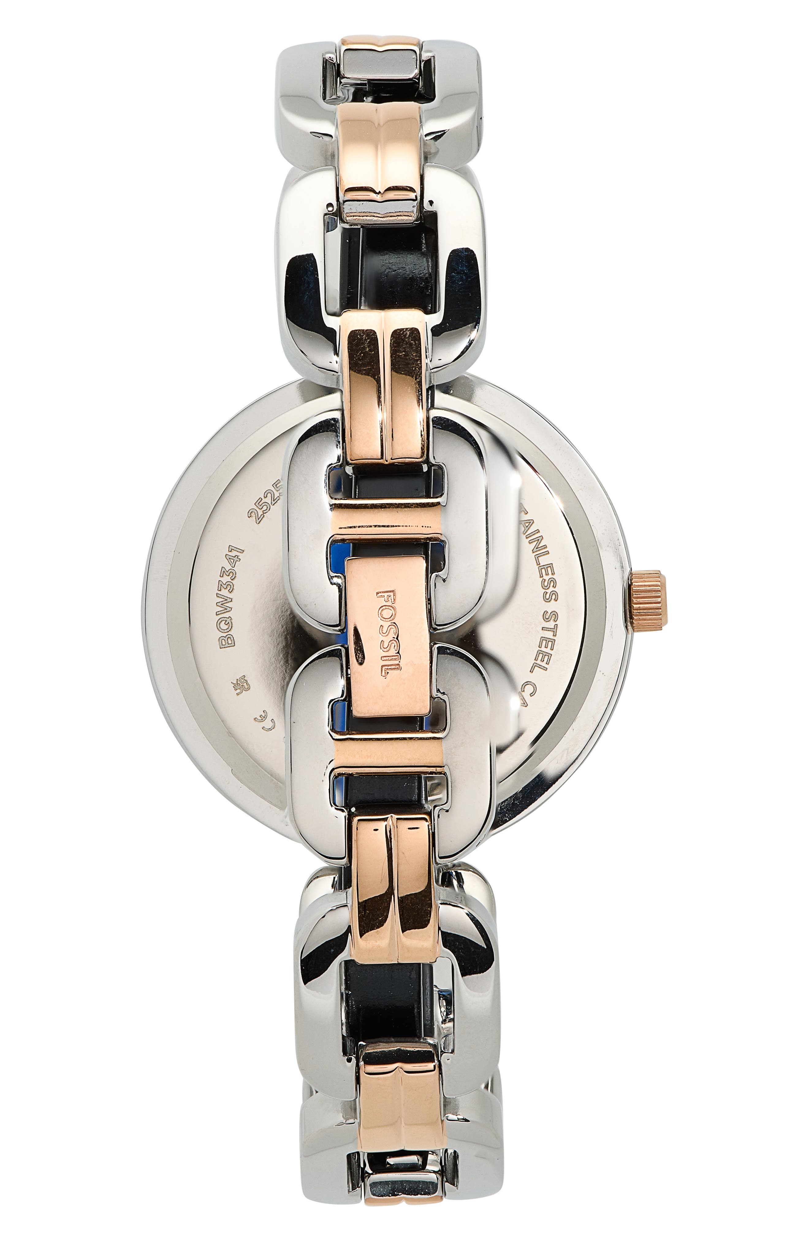 Fossil Kerrigan Two-Tone Bracelet Watch, 32mm (Women) | Nordstromrack
