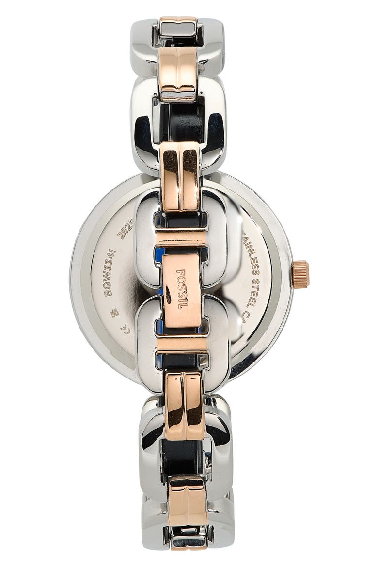 Kerrigan Two-Tone Bracelet Watch, 32mm, Alternate, color, GUNMETAL
