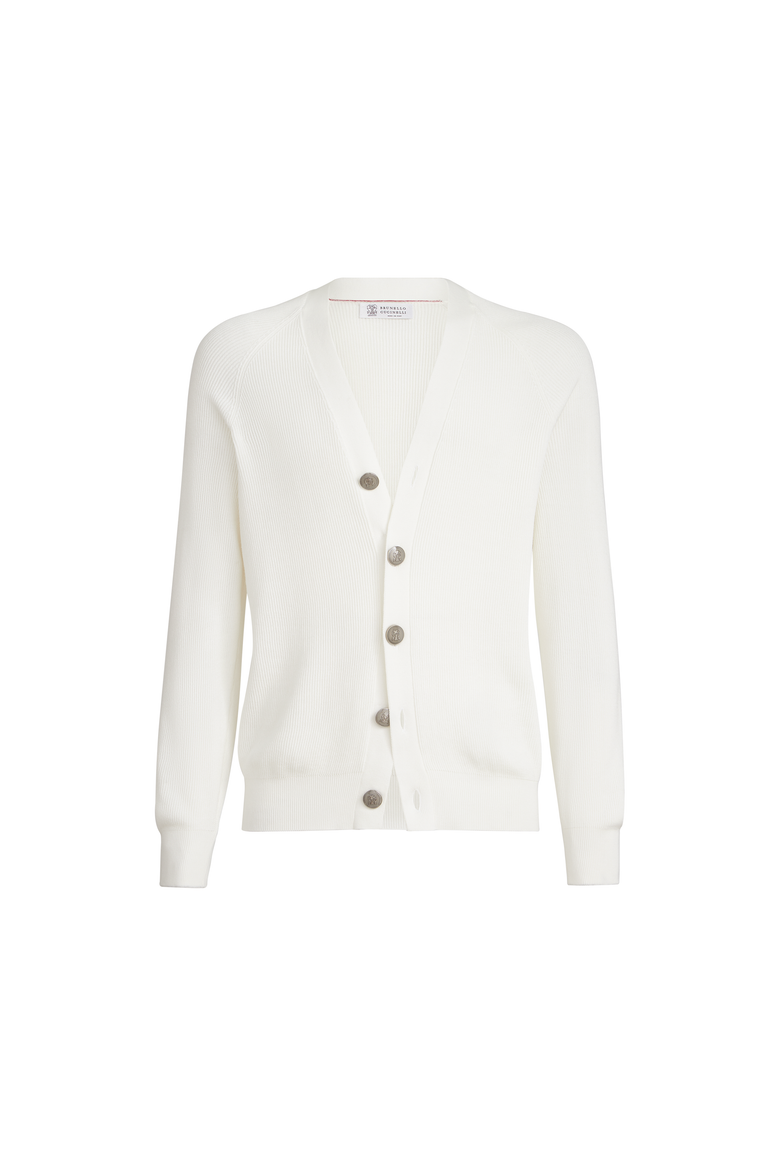 English Rib knit cardigan, Alternate, color, Panama