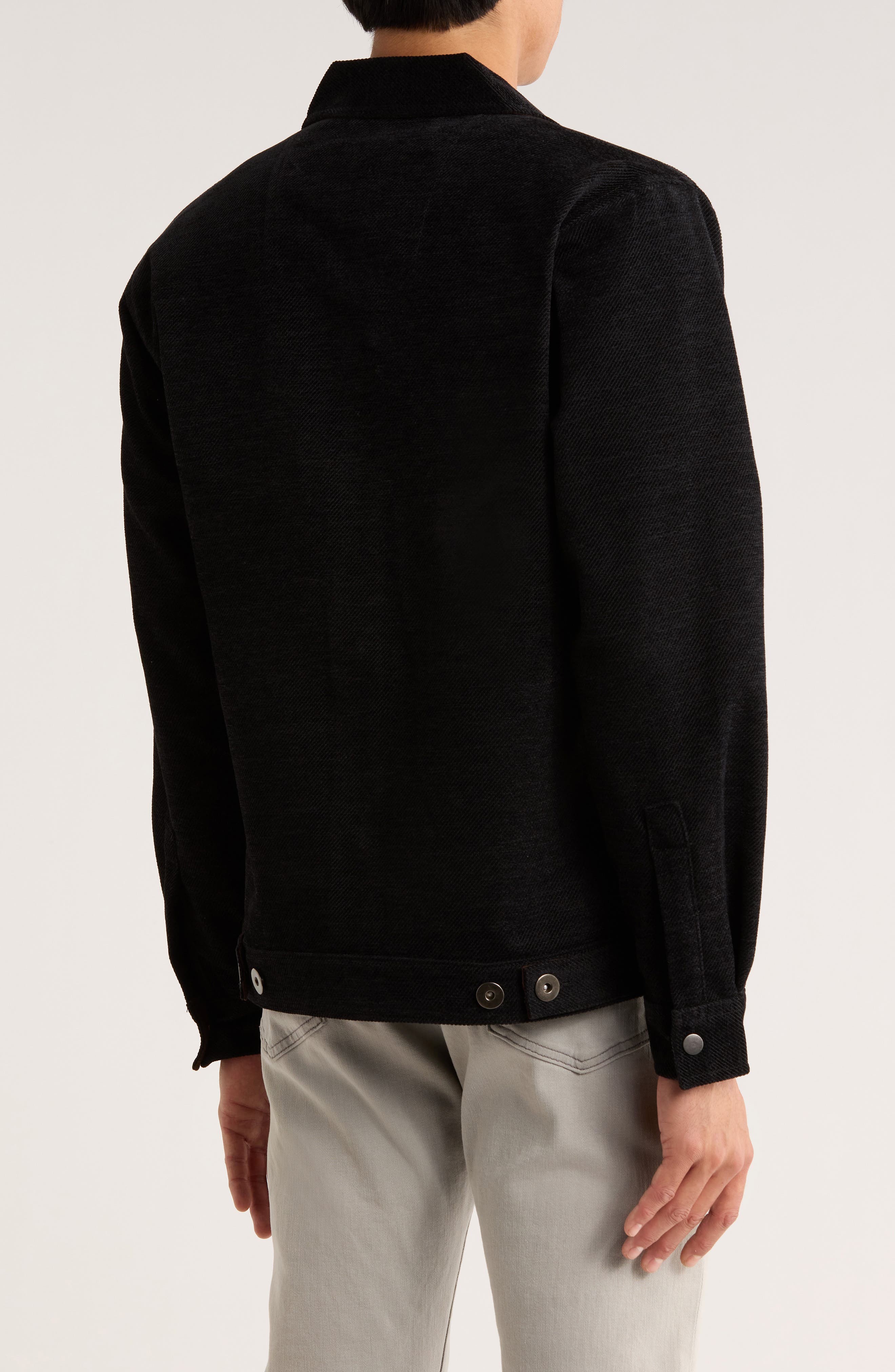 Chevron Twill Shirt Jacket - image 2