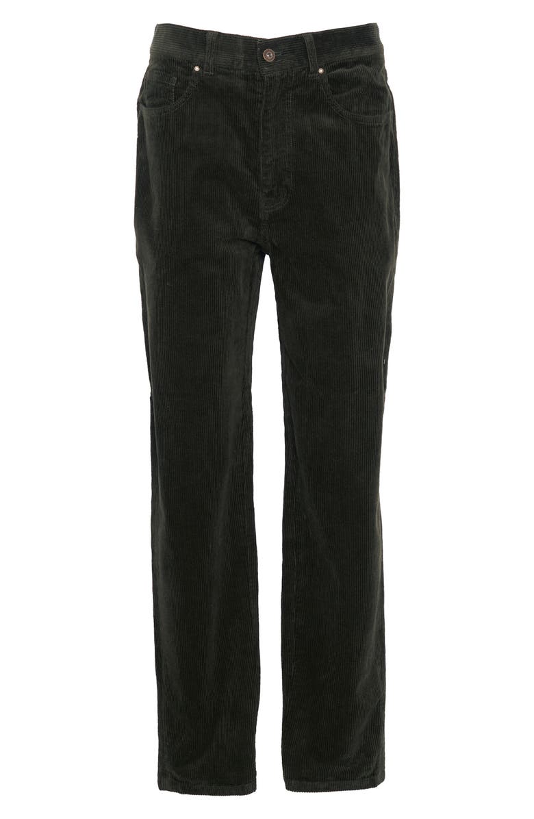 Barbour Straight Leg Cotton Stretch Corduroy 5-Pocket Pants, Alternate, color, Forest
