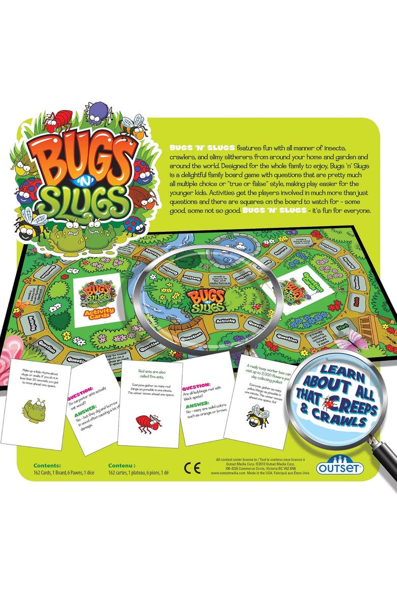 Bugs N Slugs Board Game, Alternate, color, Multicolored