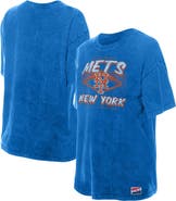 New Era Women's New Era  Blue New York Mets Mineral Wash Oversized T-Shirt