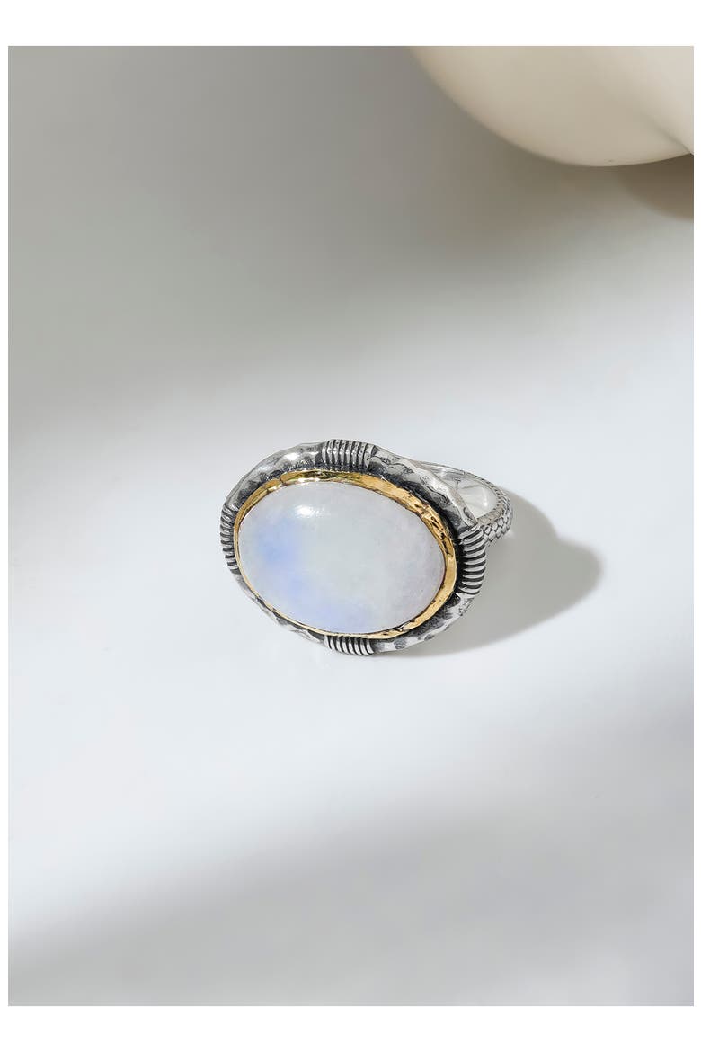 Cabochon Cocktail Ring, Alternate, color, BLUE