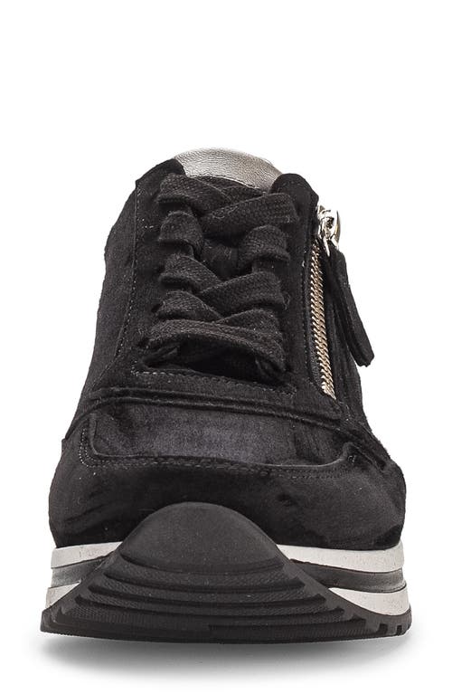 Gabor Zip Sneaker In Multi