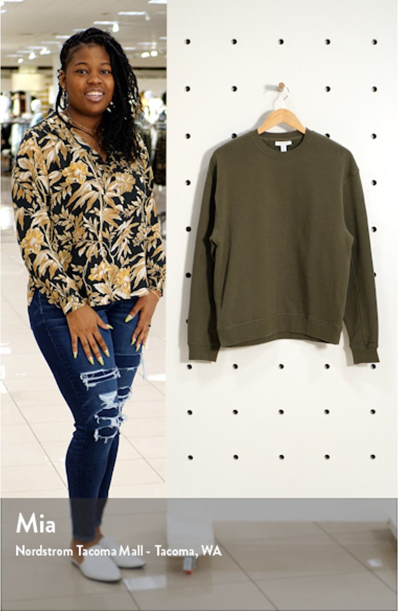 Flatlock Oversize Sweatshirt, sales video thumbnail