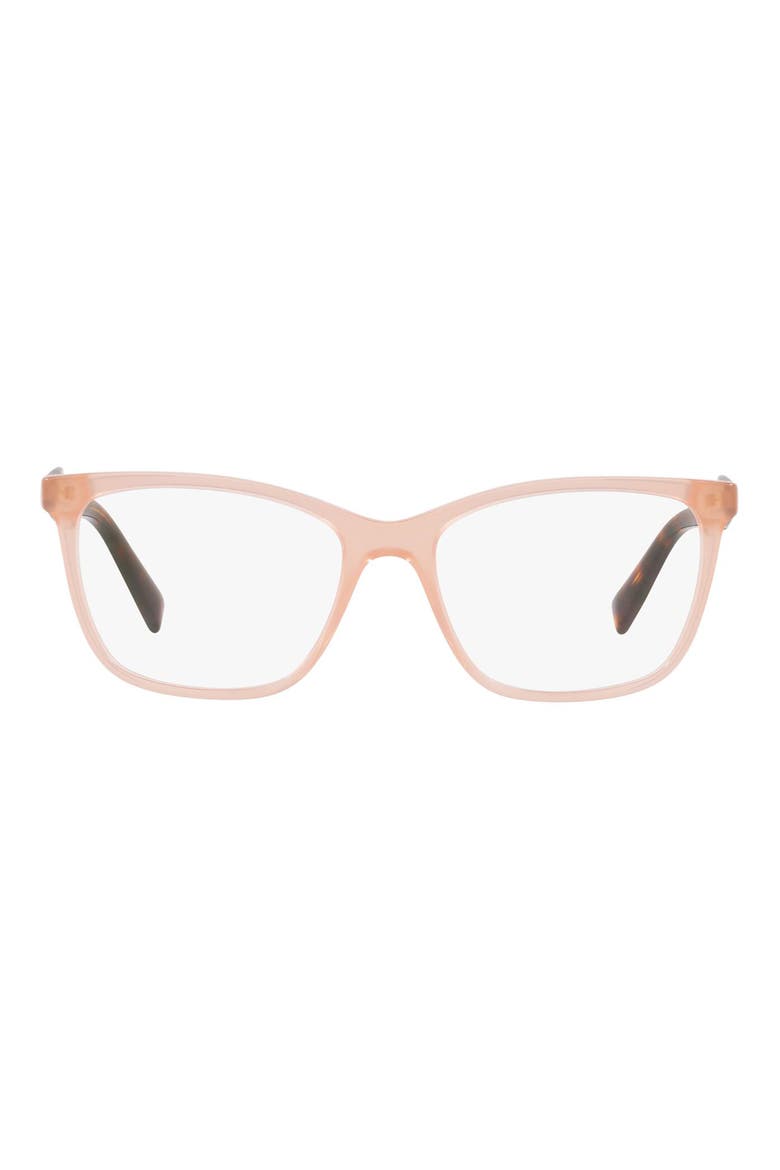 54mm Square Optical Glasses, Main, color, ROSE