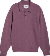 Corridor Brushed Baby Alpaca Blend Polo Sweater