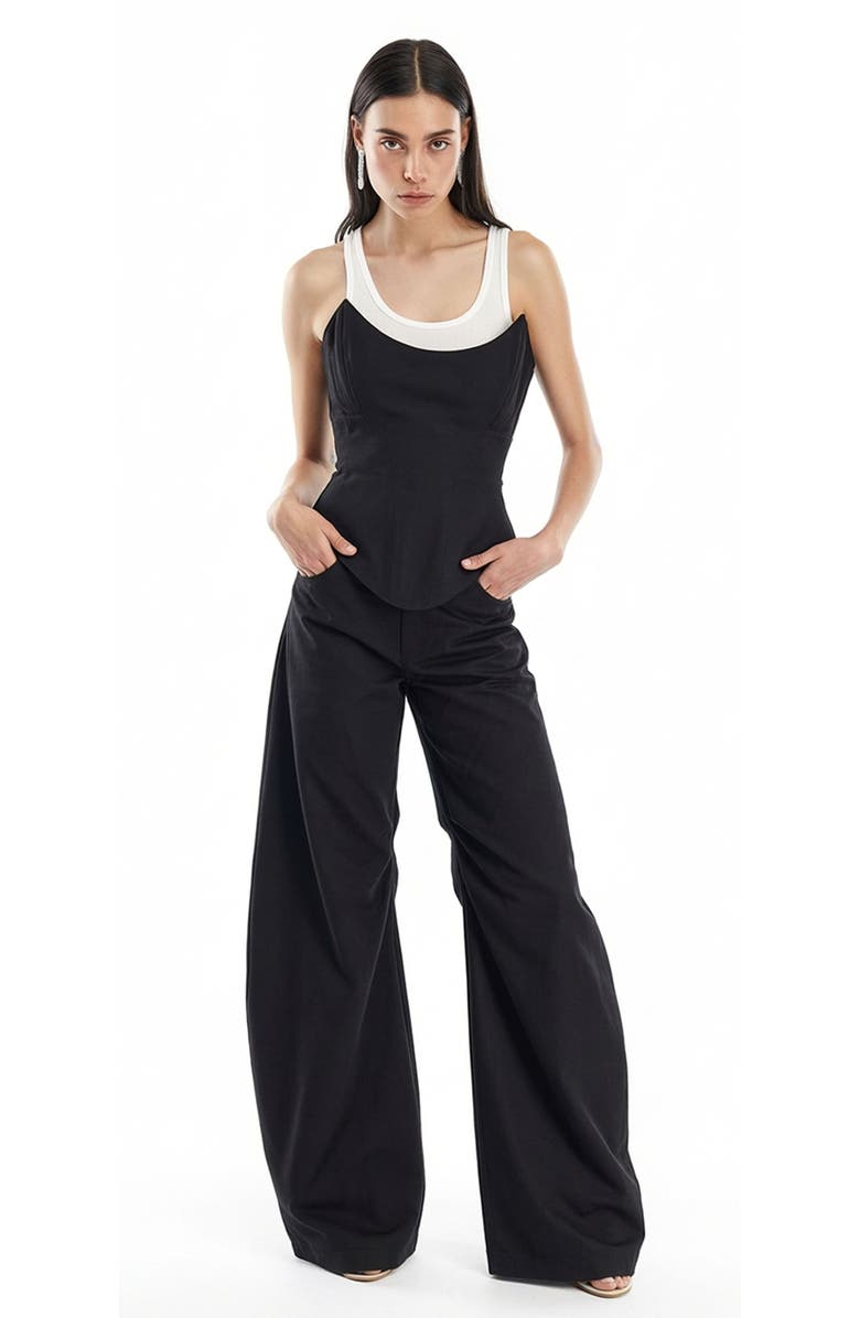 Mother of All Nemesis Cotton Corset, Main, color, Black