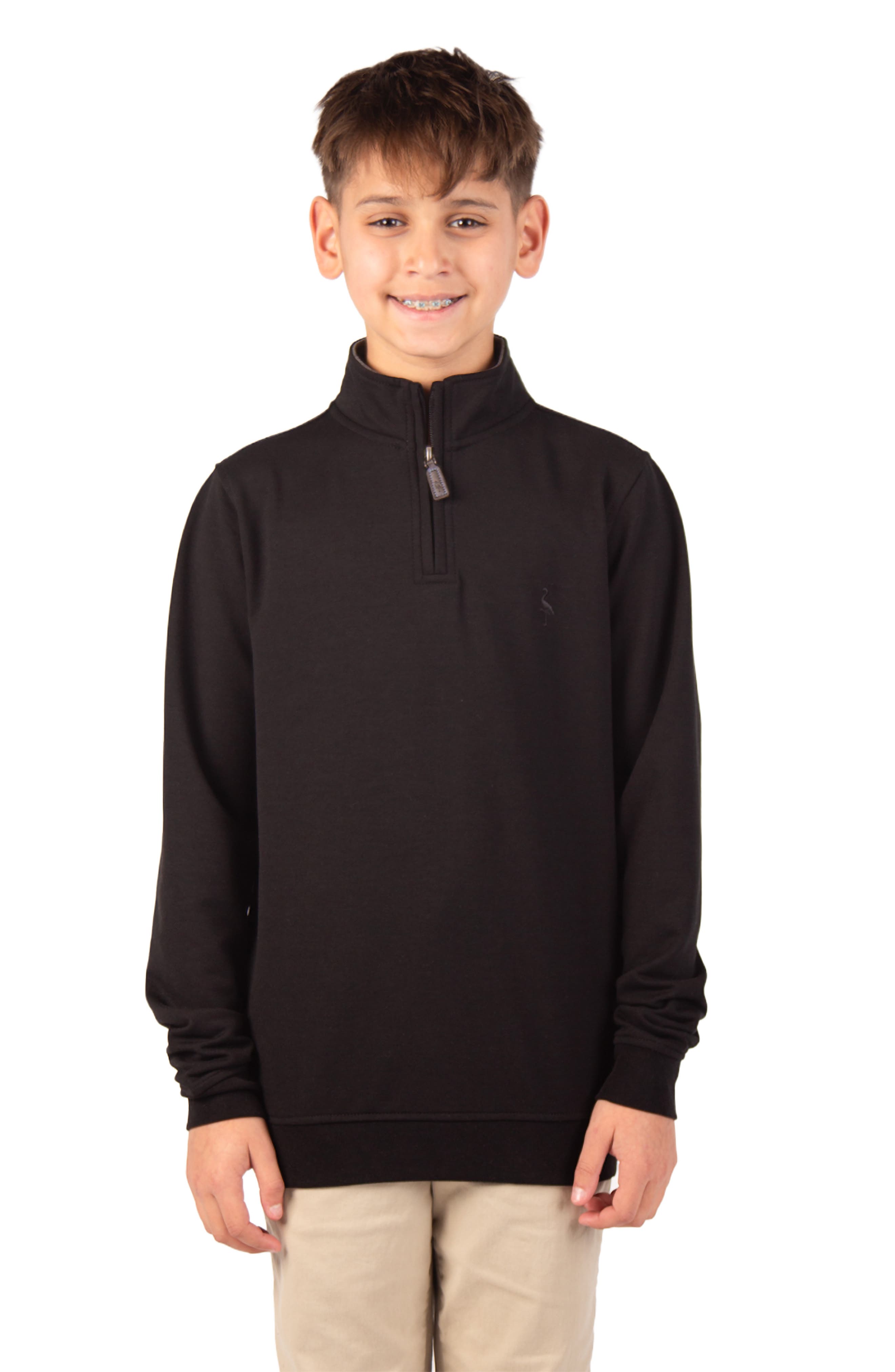 TailorByrd Kids' Fleece Quarter-Zip Pullover