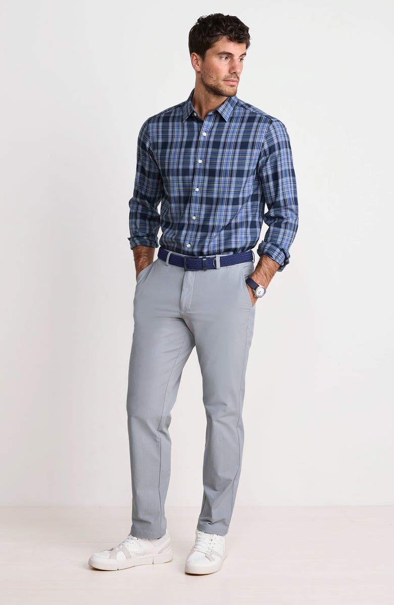 vineyard vines Sherburne Plaid Button-Up Shirt, Alternate, color, Blue Blazer