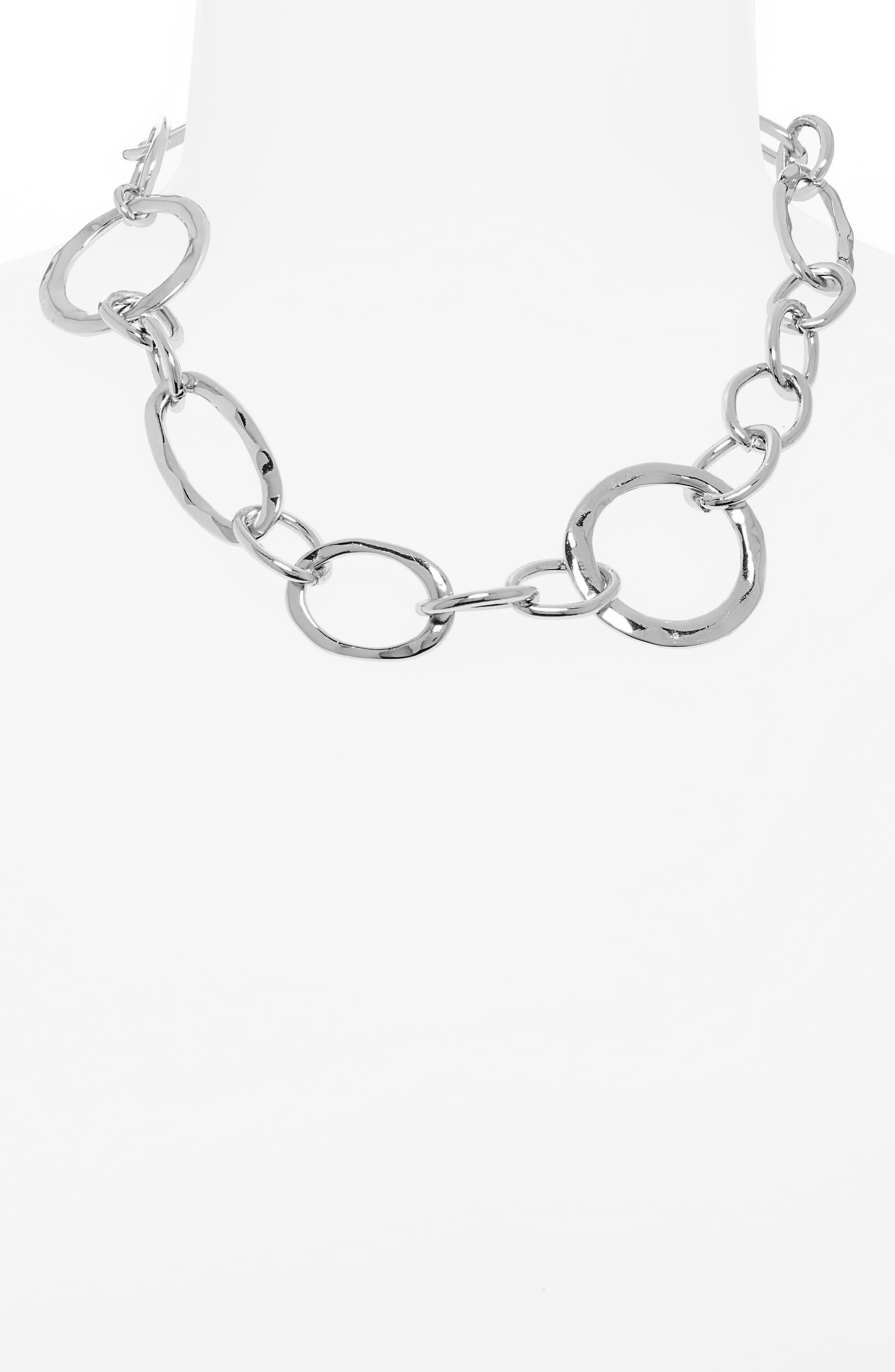 BP. Metal Link Collar Necklace (Women) | Nordstrom