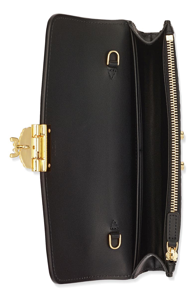 MCM Large Tracy Visetos Coated Canvas Wallet on a Chain, Alternate, color,