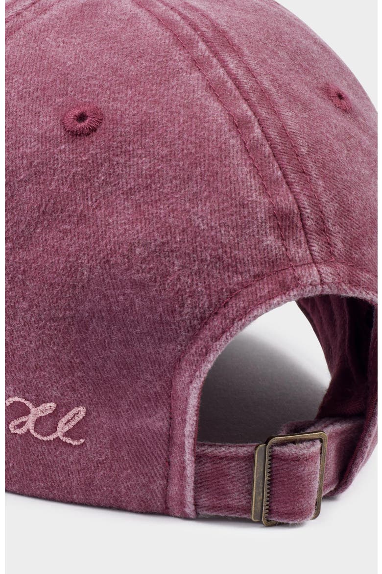 Embroidered Cap, Alternate, color, Red