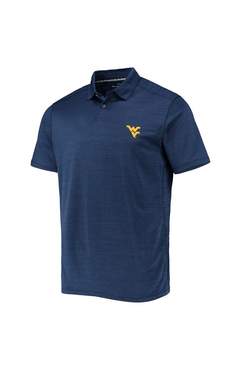 Tommy Bahama Men's Tommy Bahama Navy West Virginia Mountaineers Delray IslandZone Polo, Alternate, color, 