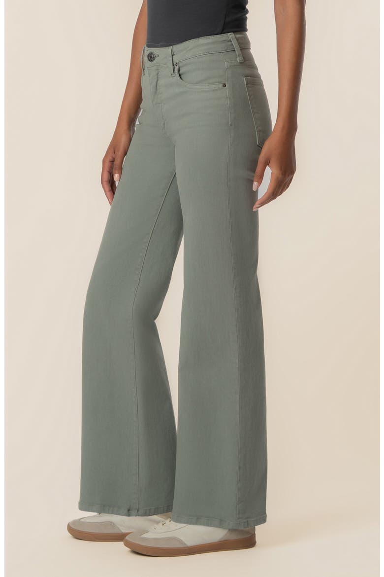 Maya High Waist Wide Leg Jeans, Alternate, color, SEA STAR TEAL