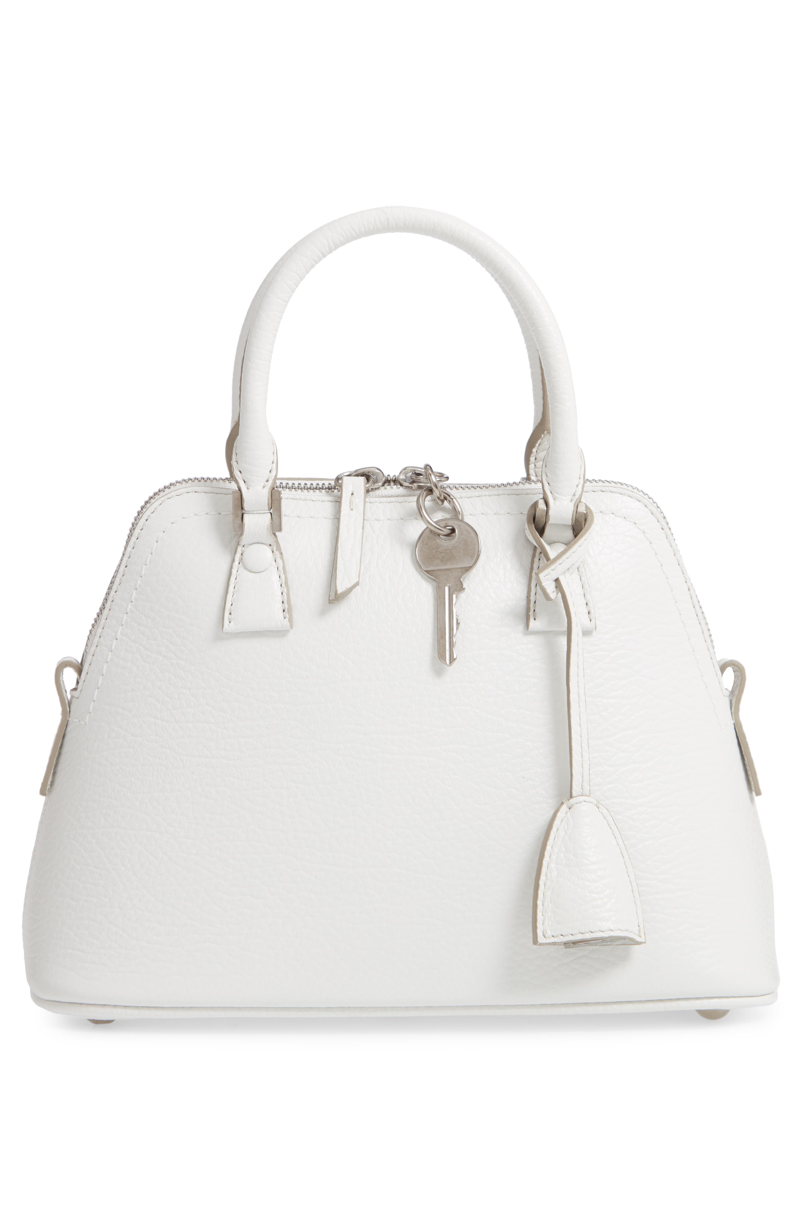 Maison Margiela Small 5AC Calfskin Leather Handbag, Alternate, color, 