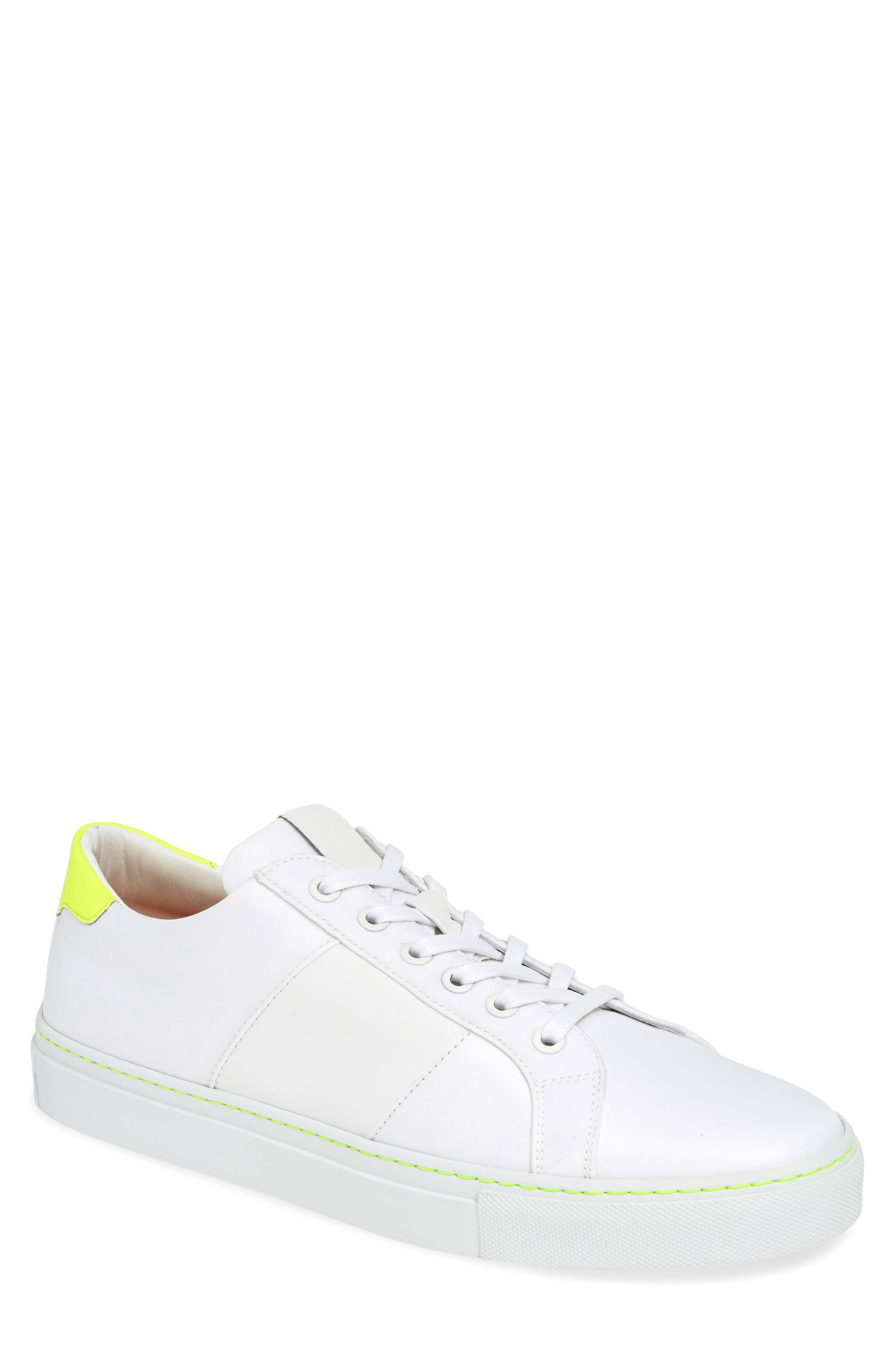 Royale Ripstop Sneaker, Main, color, WHITE/ NEON