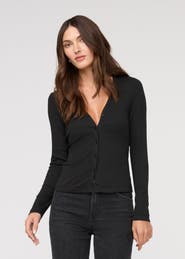DUER Ribbed Pima Fitted Button Down