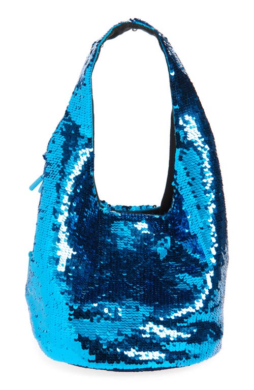 Jw Anderson W Anderson Womens Sequin-embellished Mini Plastic-blend Bag Aqua In 825 Aqua