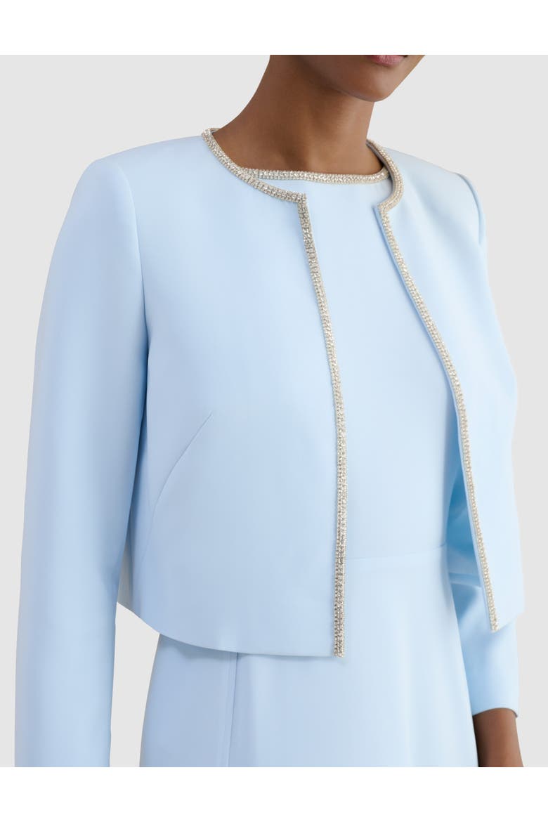 Beatrix Embellished Jacket, Main, color, Pale Blue
