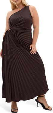 City Chic Aliza One-Shoulder Dress