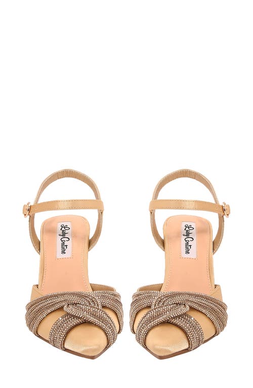 Lady Couture Fay Heeled Sandal In Gold