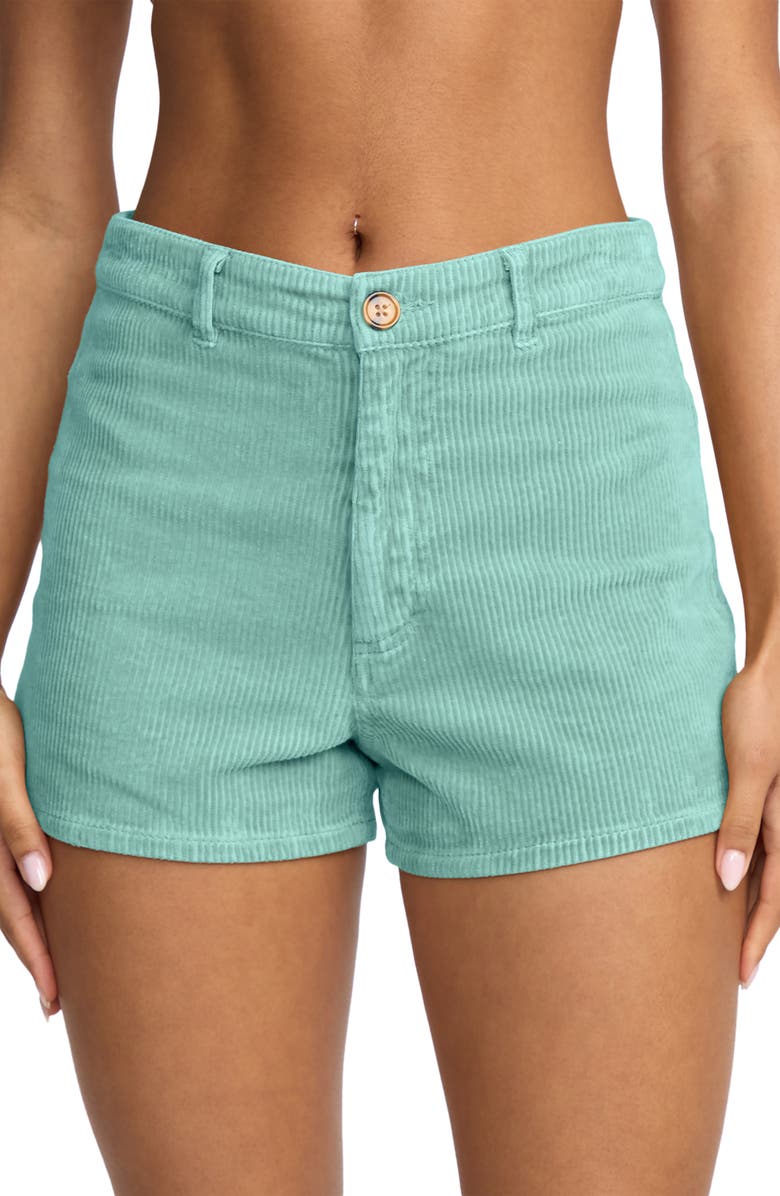 Billabong Free Fall Corduroy Shorts, Alternate, color, Misty Blue