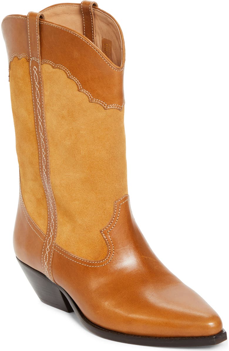 Isabel Marant Duerto Western Boot, Main, color, Chestnut
