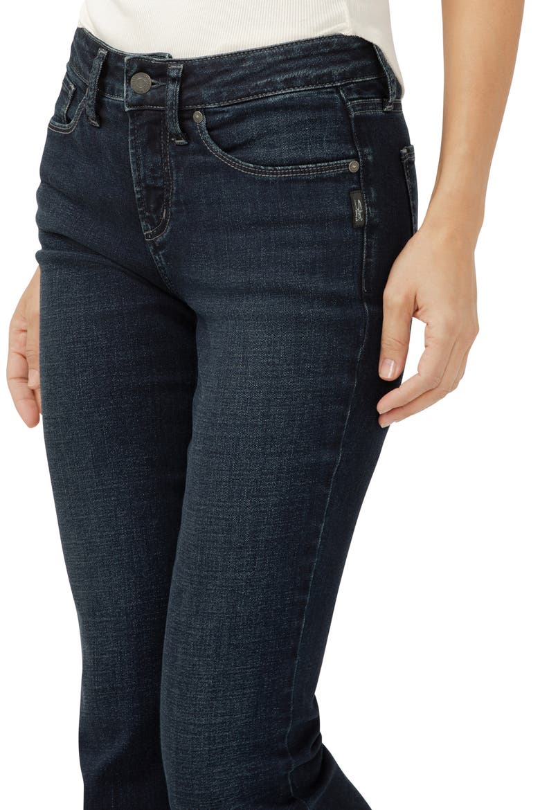 Suki Curvy Mid Rise Bootcut Jeans, Alternate, color, AMORA