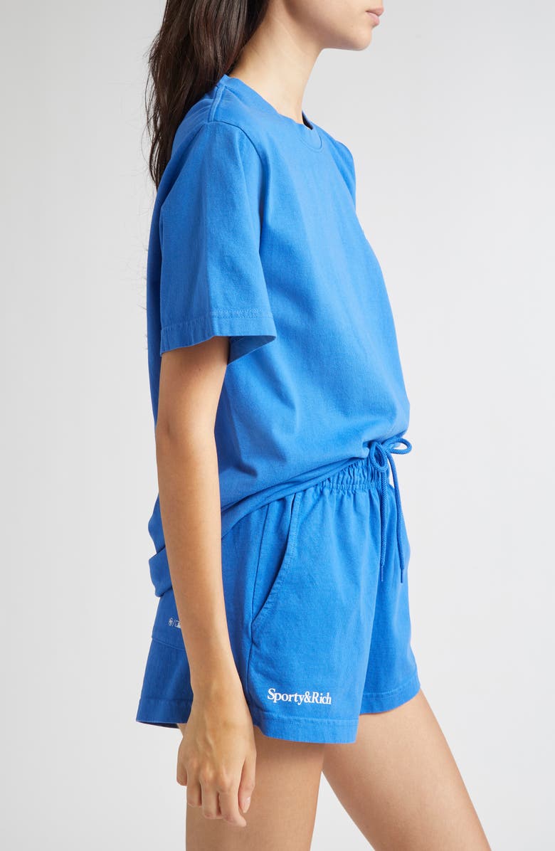 Sporty & Rich x LA Dodgers Serif Cotton T-Shirt, Alternate, color, 