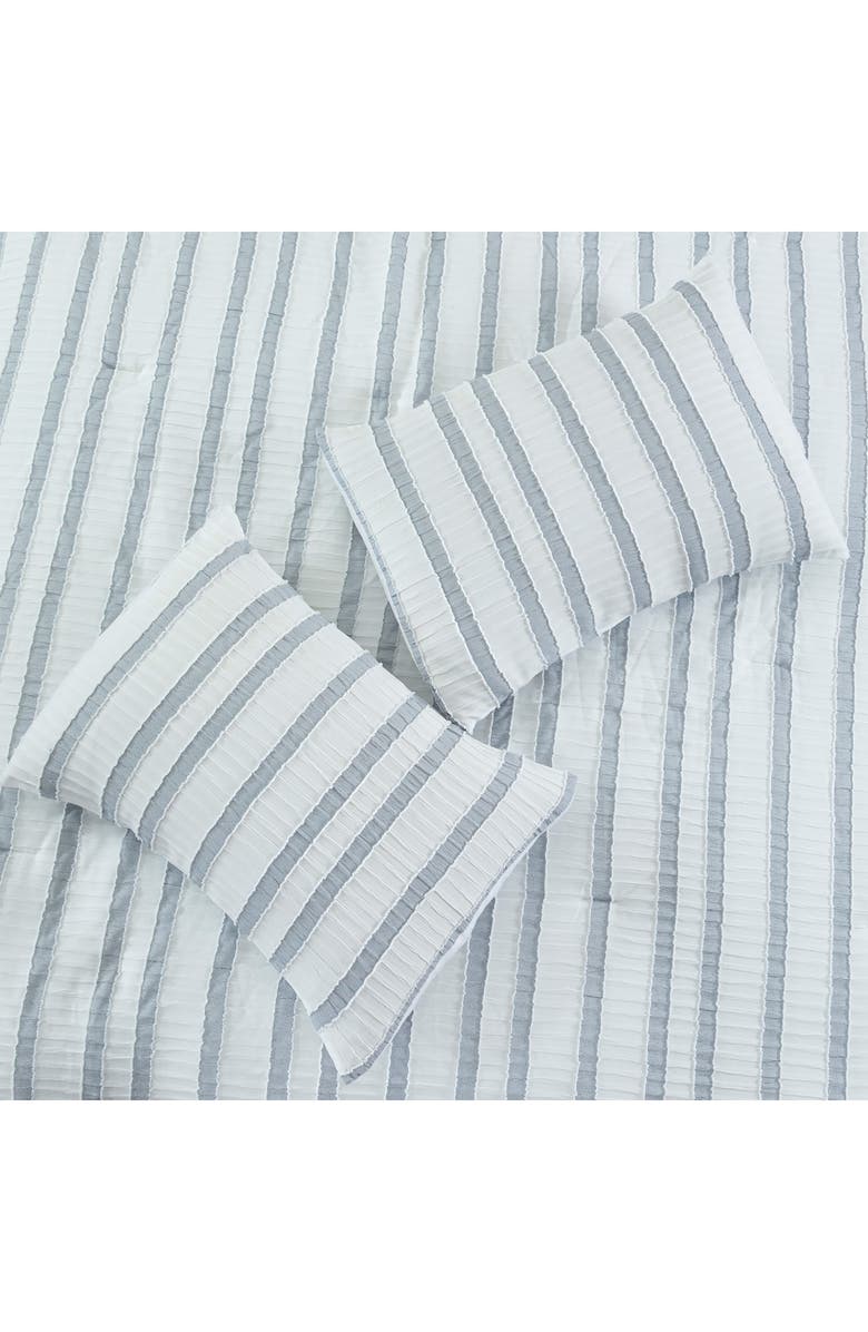 Modern Threads Jacquard Microfiber 5-Piece Comforter Set, Alternate, color, White