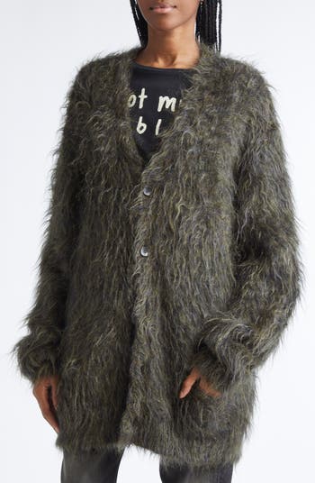 R13 Oversize Kid Mohair Blend Boyfriend Cardigan | Nordstrom