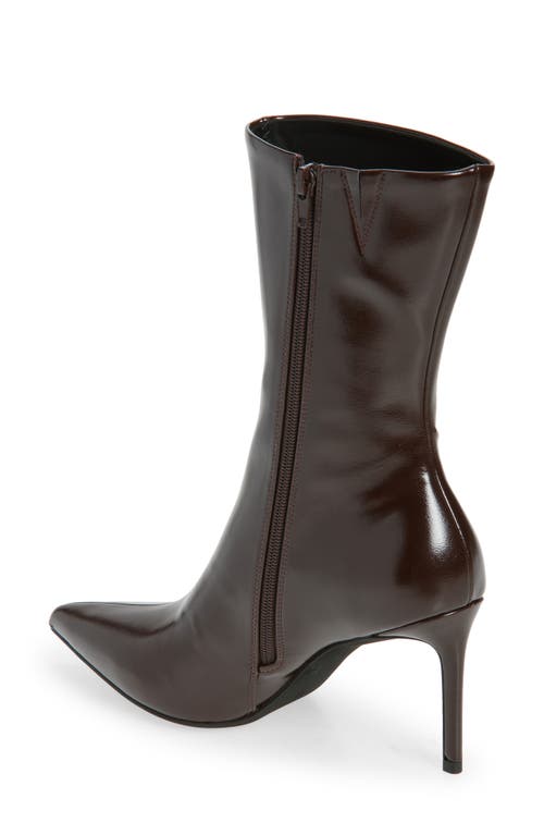 Jeffrey Campbell Everynight Pointed Toe Bootie In Brown