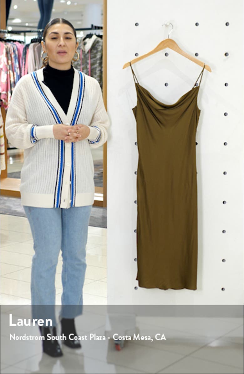 Cowl Neck Slipdress, sales video thumbnail