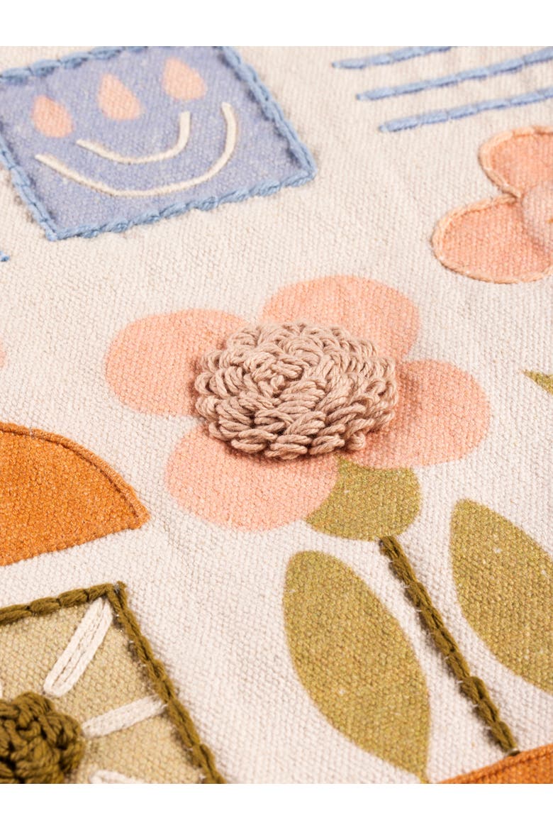 Junia Throw Pillow Cover, Alternate, color, Multicolored
