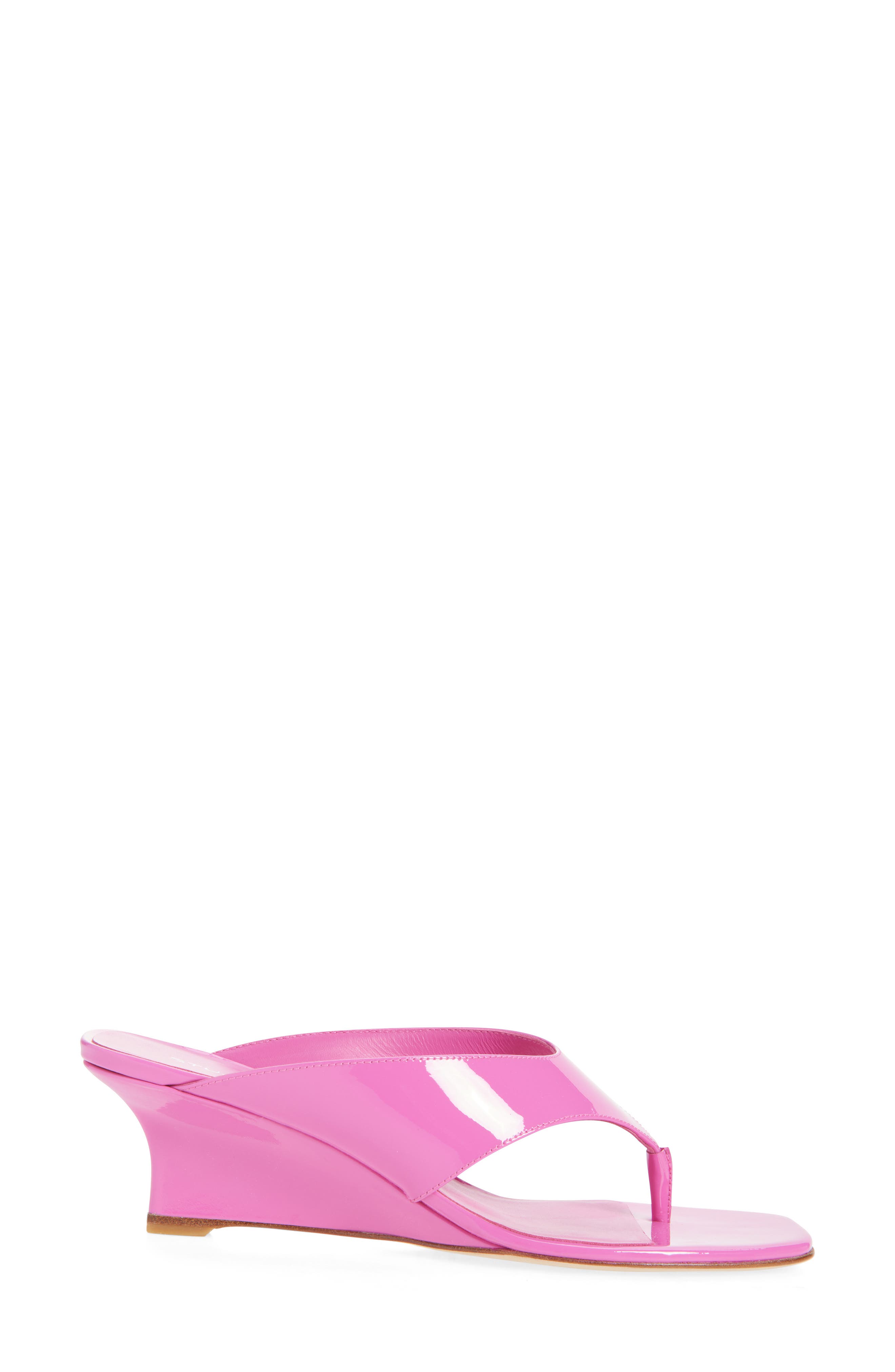 Vinnie 50 Wedge Thong Sandal, Alternate, color, SUNSET PINK