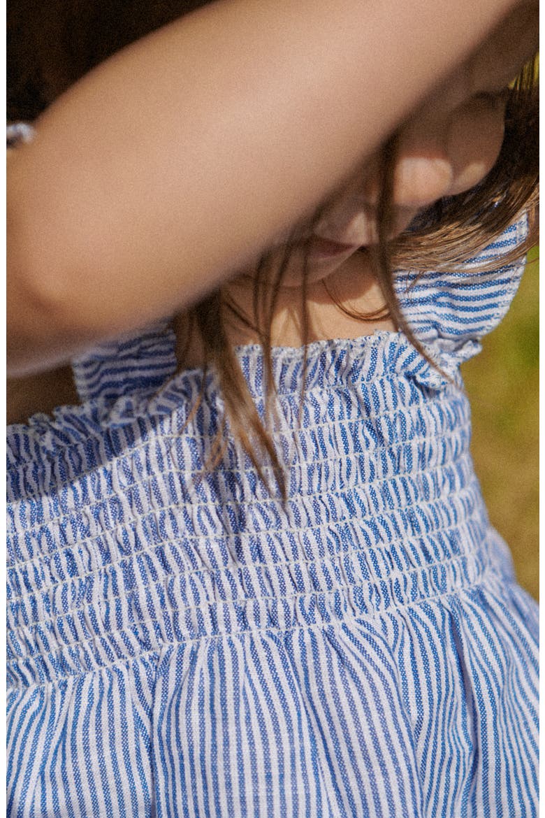 Gala Stripe Sundress, Alternate, color, BLUE STRIPE