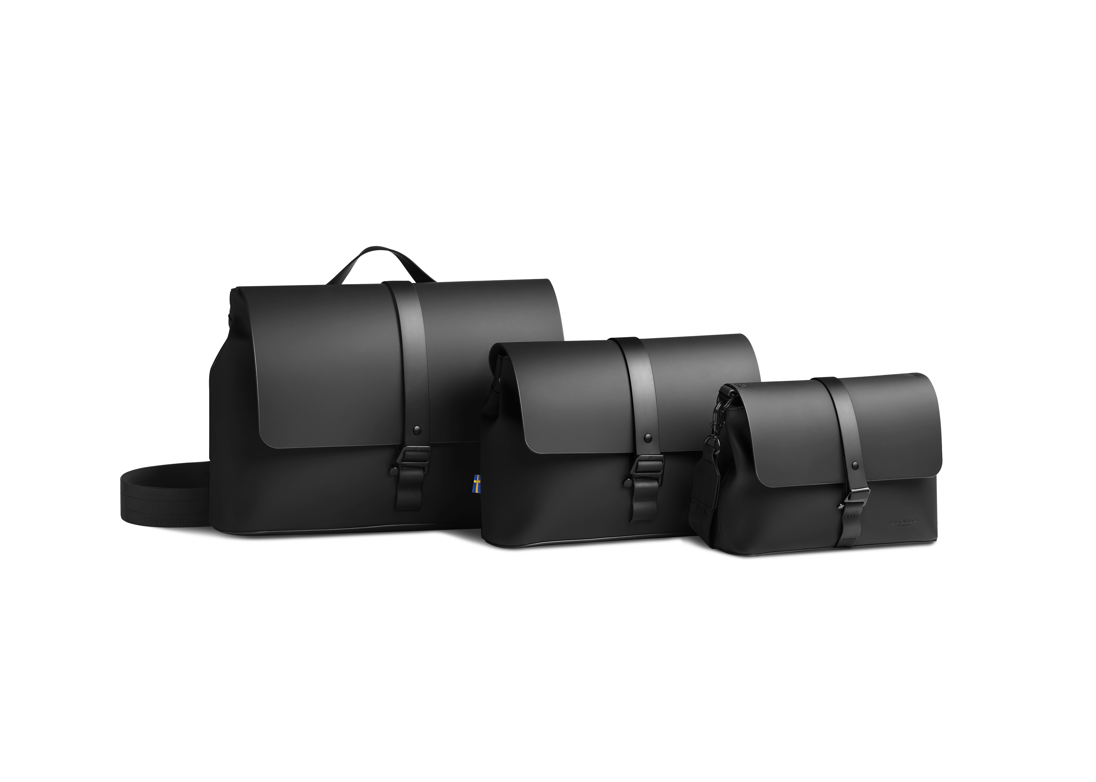 Gaston Luga Spläsh Crossbody Large 14", Alternate, color, Black