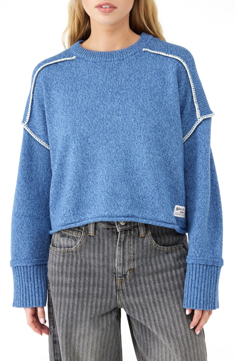 BDG Urban Outfitters Marled Boyfriend Sweater, Main, color,