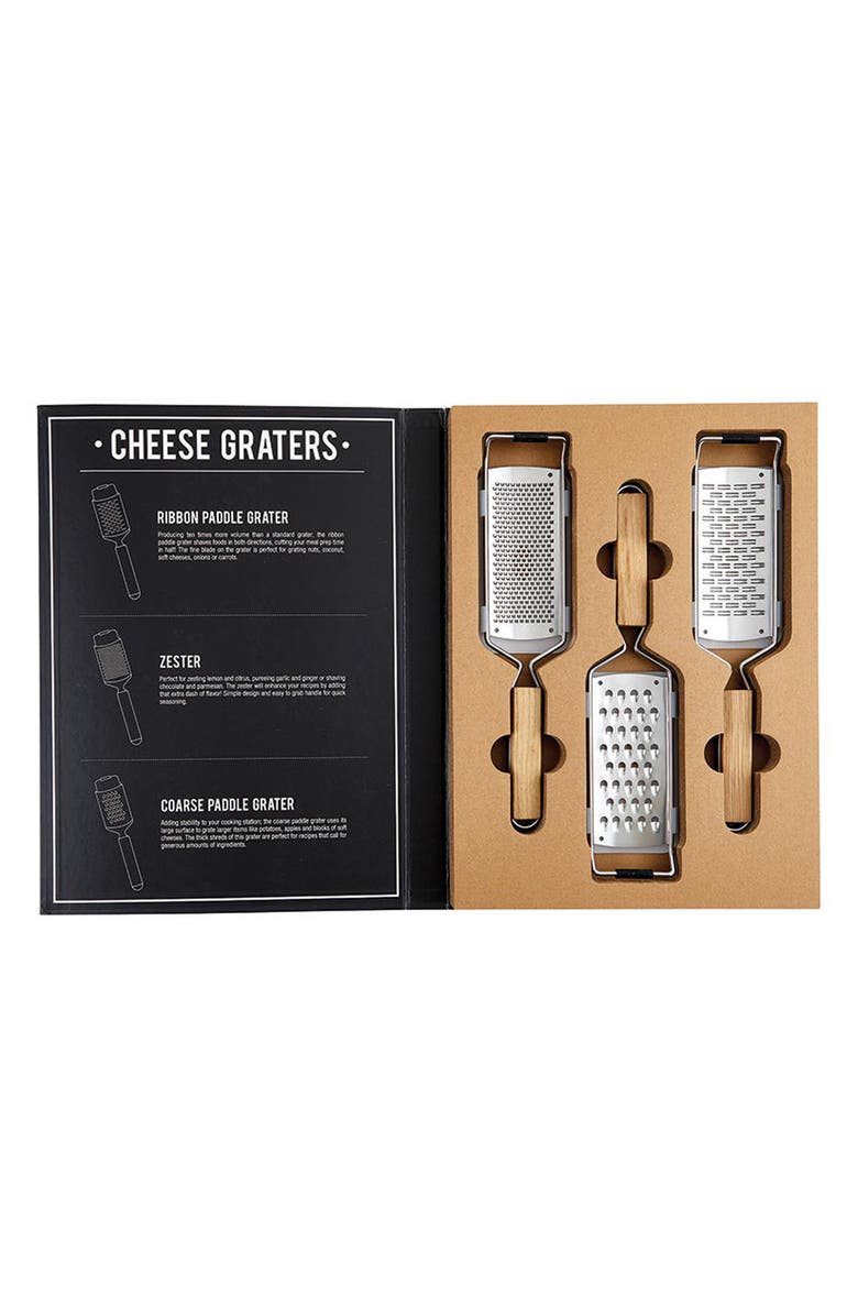 CREATIVE BRANDS Cheese Grater Book Box, Alternate, color, Brown