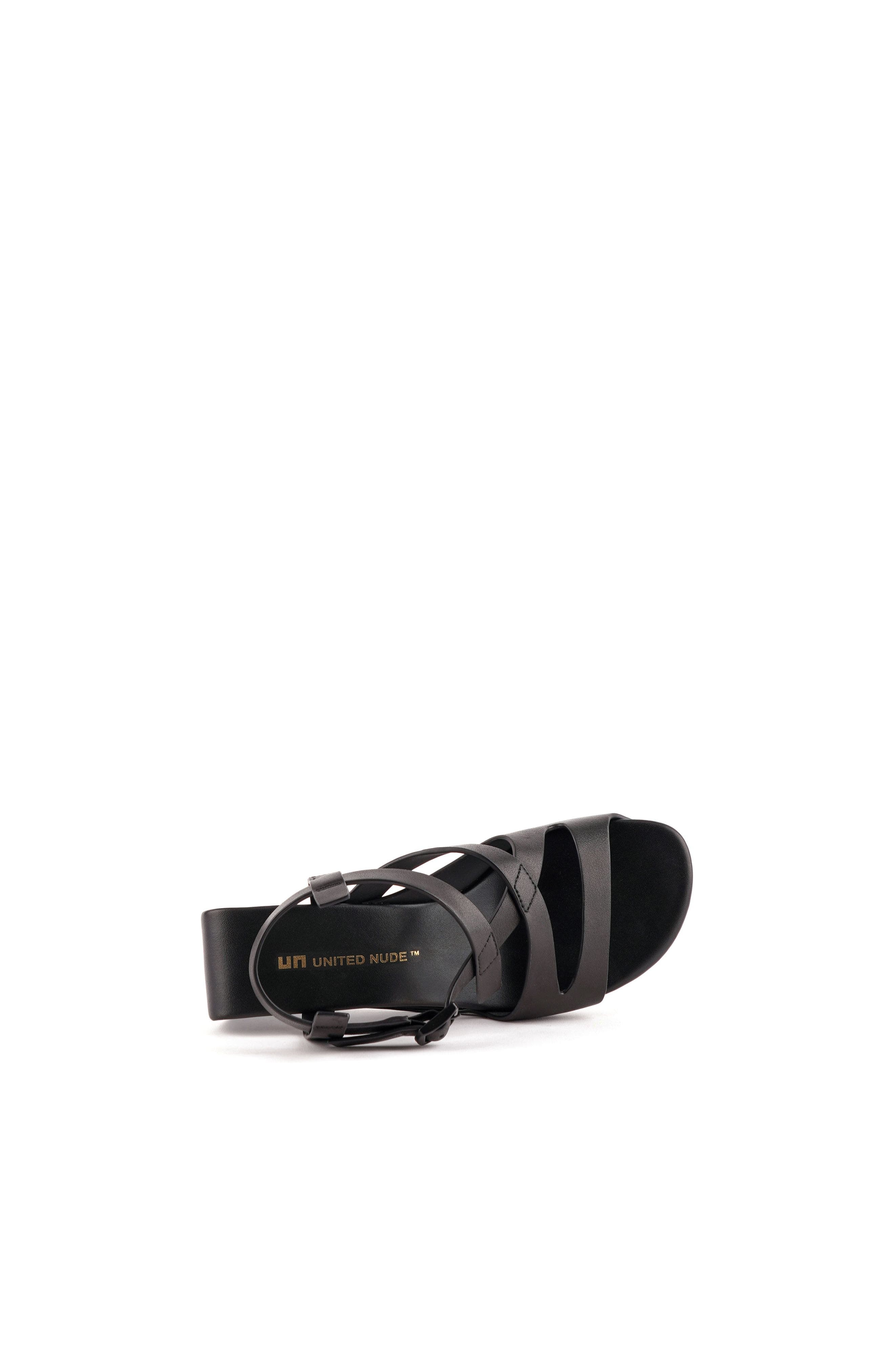 United Nude Mobius Straps Mid Sandals, Alternate, color, Black