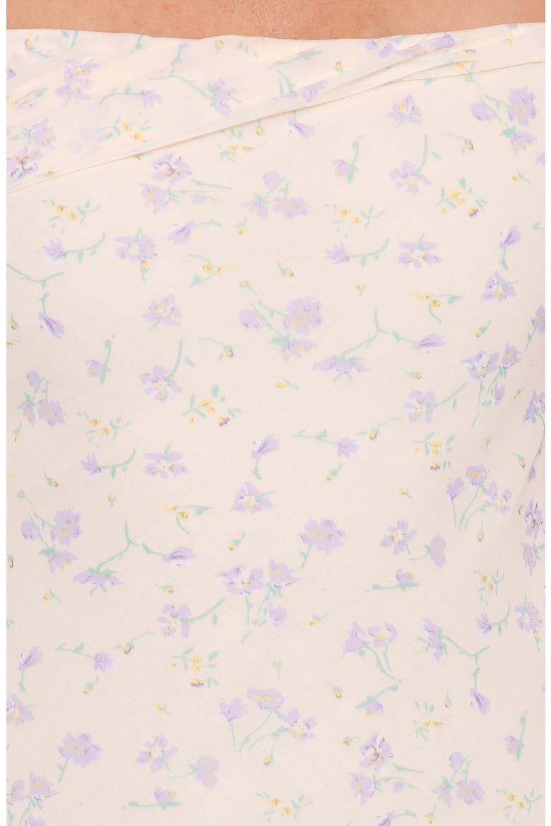 Elwood Cold Shoulder Maxi Dress, Alternate, color, YELLOW DITSY FLORAL