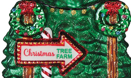Old World Christmas Christmas Tree Farm Glass Ornament In Multi