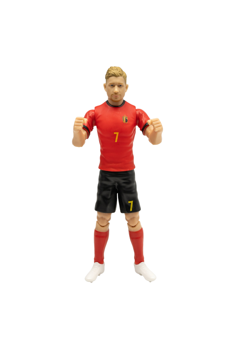Sockers 2026 Belgium National Team De Bruyne 8" Soccer Action Figure, Alternate, color, Red