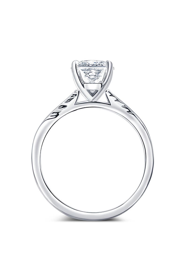 Certified 3Ct Oval Diamond Solitaire Engagement Ring 14k Gold Lab Grown, Alternate, color, 14k White Gold