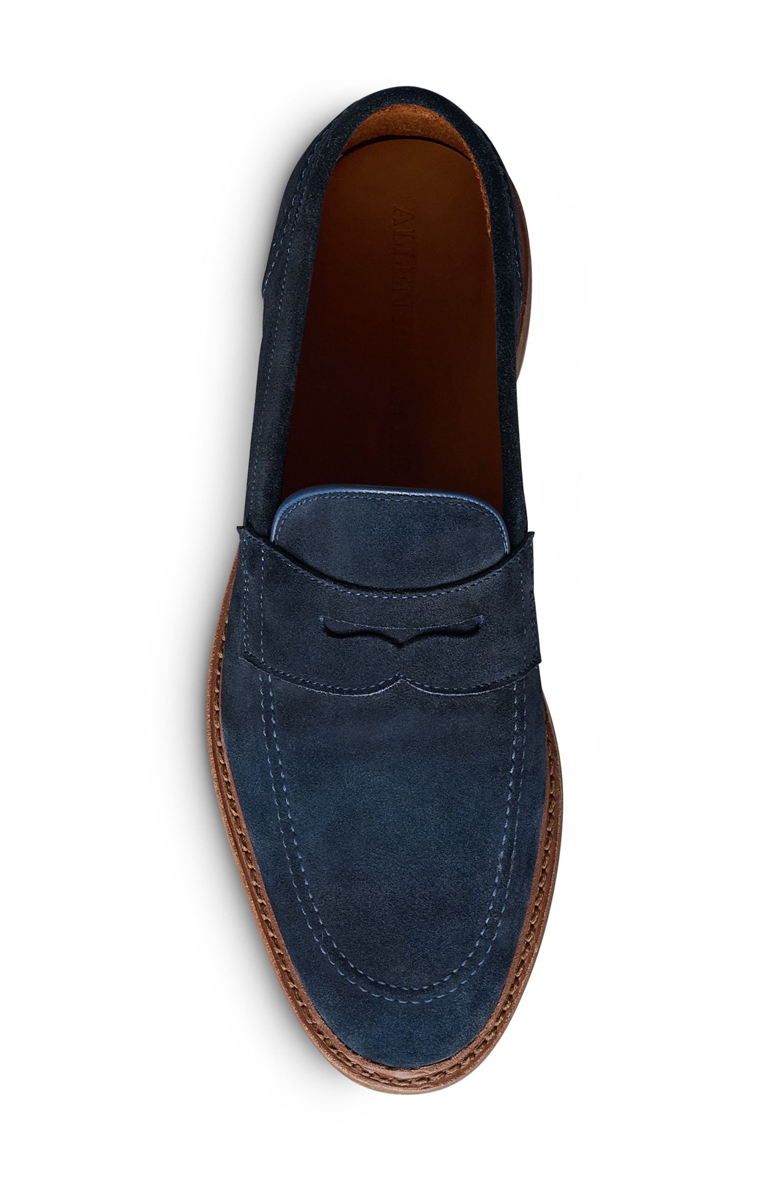 Allen Edmonds Randolph Verse Penny Loafer, Alternate, color, Navy