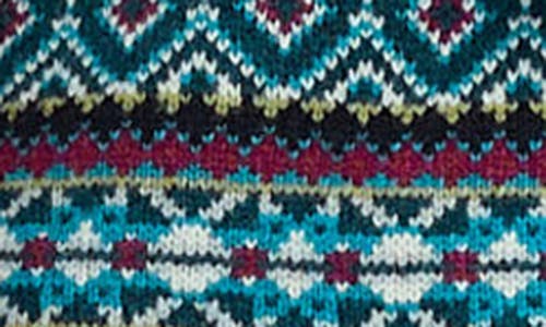 Seasalt Cornwall Percella Cove Fair Isle Merino Wool Blend Sweater Vest In Green