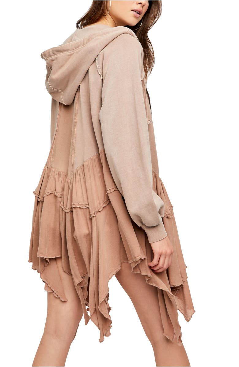 Free People Moon Dust Hooded Cardigan, Alternate, color,